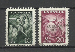 LETTLAND Latvia 1939 Michel 279 - 280 O - Lettonia