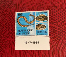 NIGER 1984 1v Neuf MNH ** Mi 889 Reptil Serpiente Reptile Serpent Rettile Schlange - Slangen