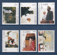 Zaïre - YT N° 1037 à 1042 ** - Neuf Sans Charnière - 1981 - Unused Stamps