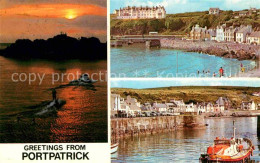 72640567 Portpatrick Wasserski Hafen Abendsonne Portpatrick - Altri & Non Classificati