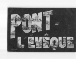 PONT L'EVEQUE : Carte Souvenir - Très Bon état - Pont-l'Evèque