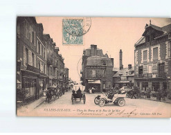 VILLERS SUR MER : Place Du Bourg Et La Rue De La Mer - Très Bon état - Villers Sur Mer