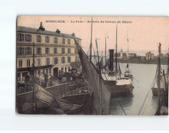 HONFLEUR : Le Port, Arrivée Du Bateau Du Hâvre - état - Honfleur