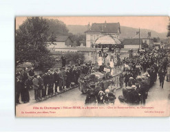 BAR SUR SEINE: Fête Du Champagne, 4 Septembre De 1921, Char De Mussy-Sur-Seine - état - Bar-sur-Seine