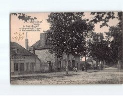 BUCHERES: Le Café Moguet Et La Route De Troyes à Maisons-Blanches - état - Andere & Zonder Classificatie