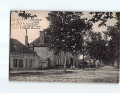 BUCHERES: Le Café Moguet Et La Route De Troyes à Maisons-Blanches - état - Other & Unclassified