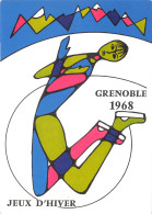 38-GRENOBLE-DESSIN JEUX OLMPIQUE-N°T569-B/0331 - Grenoble