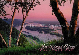 72636918 La_Crosse_Wisconsin Mississippi River Sunrise - Sonstige & Ohne Zuordnung