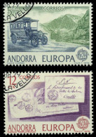 ANDORRA SPANISCHE POST 1970-1979 Nr 123-124 Gestempelt X58CFA2 - Gebraucht