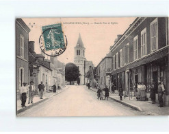 SANCERGUES : Grande Rue Et Eglise - Très Bon état - Sancergues