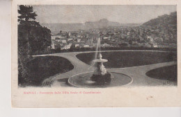 NAPOLI  PANORAMA DALLA VILLA REALE DI CAPODIMONTE  VG  1909 - Napoli (Neapel)