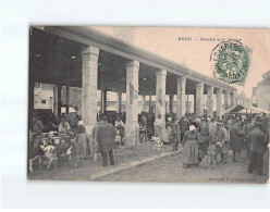 BROU : Marché Aux Veaux - état - Andere & Zonder Classificatie