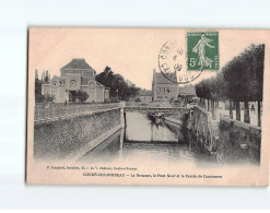 CONDE SUR NOIREAU : La Druance, Le Pont Neuf Et Le Cercle Du Commerce - état - Other & Unclassified