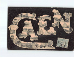 CAEN : Carte Souvenir - état - Caen