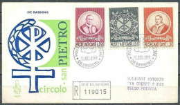 Vatican 1969, Circolo S. Pietro, Nice FDC - Autres & Non Classés