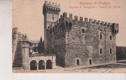 FIRENZE CASTELLO DI VINCIGLIATA  VEDUTA DEL MASTIO VG  1904 - Firenze