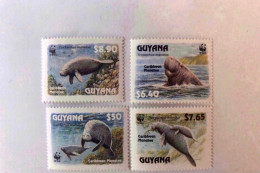 GUYANE 1993 WWF 4 V Neuf ** Mi 4081 - 4084 MNH GUYANA - Otros & Sin Clasificación