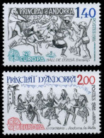 ANDORRA (FRANZ. POST) 1981 Nr 313-314 Postfrisch S1CB2D2 - Ungebraucht