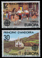 ANDORRA SPANISCHE POST 1980-1989 Nr 138-139 Postfrisch S1CB302 - Ongebruikt