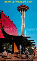 72614774 Seattle Worlds Fair Information Booth And Space Needle - Otros & Sin Clasificación