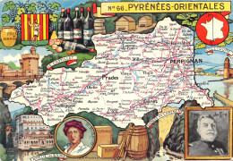 66-PANORAMA DES PYRENEES ORIENTALES-N°T572-B/0241 - Other & Unclassified