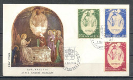 Vatican 1969, Easter, FDC - Otros & Sin Clasificación