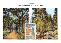 78-RAMBOUILLET-LA FORET-CARTE 1ER JOUR-N°T574-A/0073 - Rambouillet (Castillo)