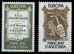 ANDORRA (FRANZ. POST) 1985 Nr 360-361 Postfrisch S1F0BC2 - Unused Stamps