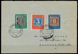 BRD BUND 1949 Nr 113-115 BRIEF SAB X5BED52 - Cartas & Documentos