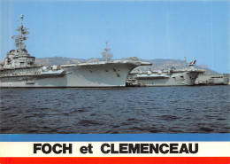 83-TOULON-PORTE AVION FOCH ET CLEMENCEAU-N°T574-C/0075 - Toulon