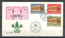 Vatican 1969, Europa CEPT, FDC - Other & Unclassified