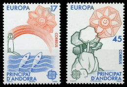 ANDORRA SPANISCHE POST 1980-1989 Nr 188-189 Postfrisch S1F120A - Unused Stamps