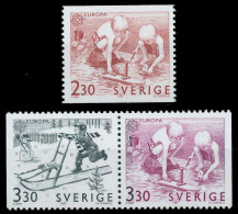 SCHWEDEN 1989 Nr 1549-1551-wP Postfrisch S1FD3F2 - Unused Stamps