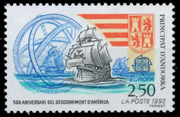 ANDORRA (FRANZ. POST) 1992 Nr 437 Postfrisch S206FC2 - Unused Stamps