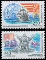 ANDORRA (FRANZ. POST) 1992 Nr 437-438 Postfrisch S206FAA - Unused Stamps
