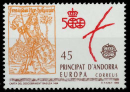 ANDORRA SPANISCHE POST 1990-2000 Nr 227 Postfrisch S206FF2 - Unused Stamps