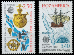 FRANKREICH 1992 Nr 2899-2900 Postfrisch S207116 - Unused Stamps