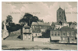 CPA  Lobbes  Entrée De L'escalier De L'Eglise. - Lobbes