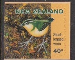 New Zealand SG 2035 1996 Extint Birds 40c Wren Self-adhesive, Mint Never Hinged - Unused Stamps