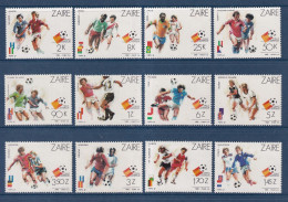 Zaïre - YT N° 1073 à 1084 ** - Neuf Sans Charnière - 1982 - Nuovi