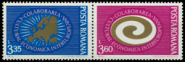 RUMÄNIEN 1973 Nr 3120 Und 3021 Postfrisch WAAGR PAAR S21BF7A - Unused Stamps