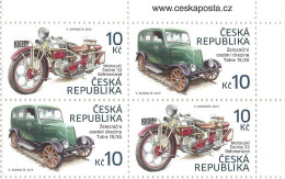 ** 768-9 Czech Republic Motorcycle Cechie - Böhmerland And Tatra Draisine 2013 - Nuovi