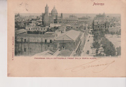 PALERMO  PANORAMA COLLA CATTEDRALE PRESO DALLA PORTA NUOVA VG  1901 - Palermo