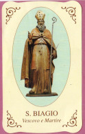 Holy Card, Santino- S. Biagio. Vescovo E Martire- Ed. Cntrostampa Terlizzi - 105x 63mm - Devotion Images