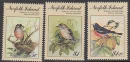 Norfolk Island ASC 485-487 1990 Robin Redbreast, Mint Never Hinged - Isola Norfolk