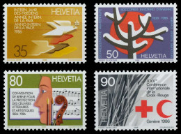 SCHWEIZ 1986 Nr 1327-1330 Postfrisch S2DA0A6 - Ungebraucht