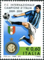 ITALIE 2010-Champions De Football-Inter-1 V. - 2001-10: Nieuw/plakker