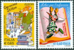 ITALIE 2010-Europa-livres Pour Enfants-2 V. - 2001-10: Mint/hinged