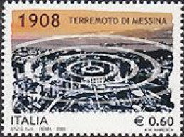 ITALIE 2008-Tremblement De Terre De Messina En 1908-1 V. - 2001-10:  Nuovi