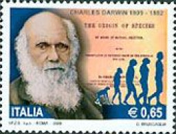 ITALIE 2009-Charles Darwin-théorie De L'évolution-1 V. - 2001-10:  Nuovi